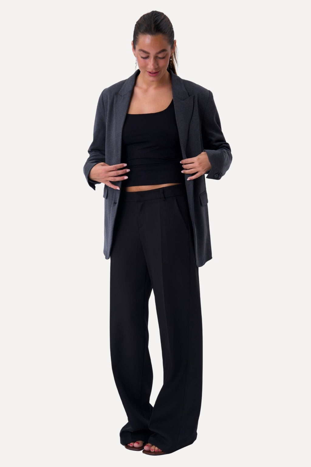 Blazer oiriúnach clasaiceach - Dark Grey