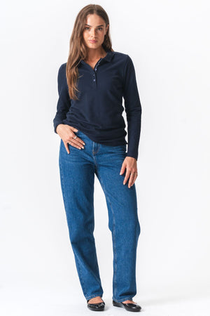 Léine Polo - Navy