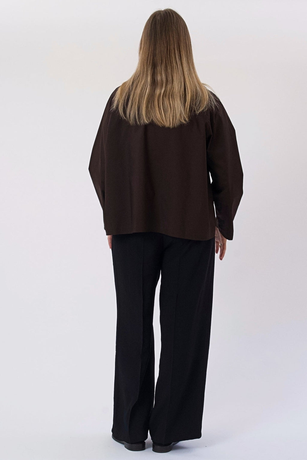 Mavis Short Jacket - Dark Brown