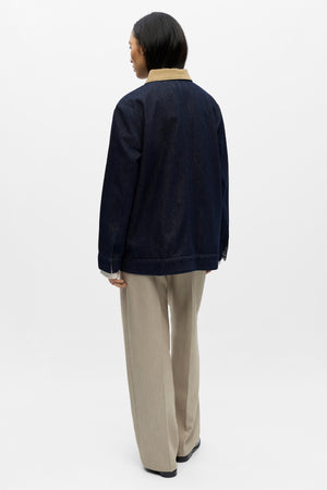 Jacket Denim Sirenna - Denim Gorm Dorcha