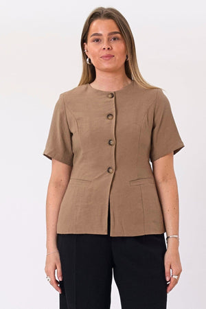 Isolde Blazer - Light Brown