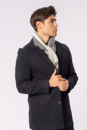 Scarf - Black / White / Grey - Men