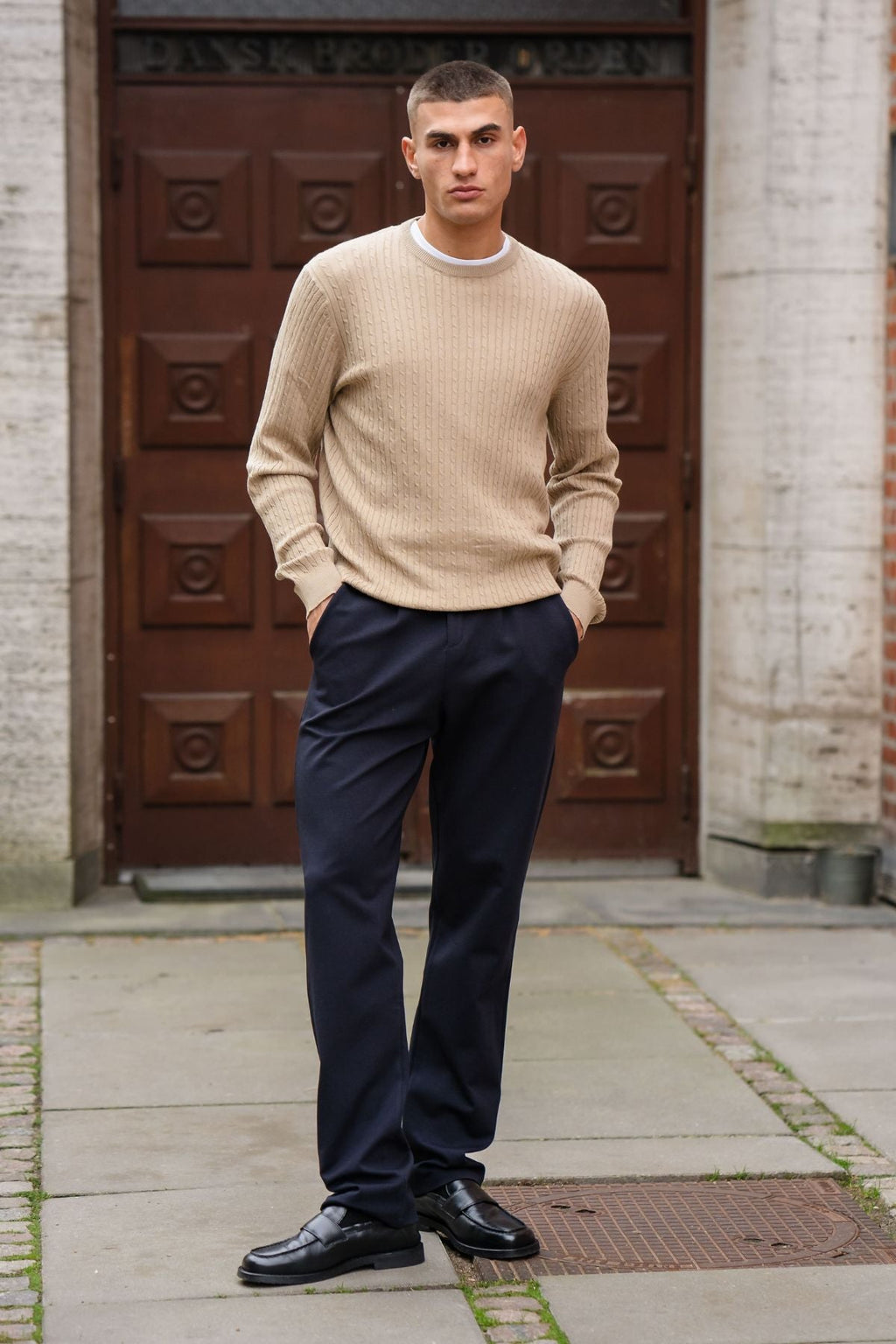 Performance Pants Wide - Navy