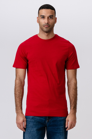 red t shirt dress men Crew Neck / Nantucket Red T-Shirt
