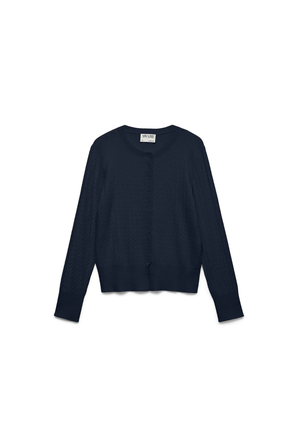 Vina pleteni kardigan - tamni safir