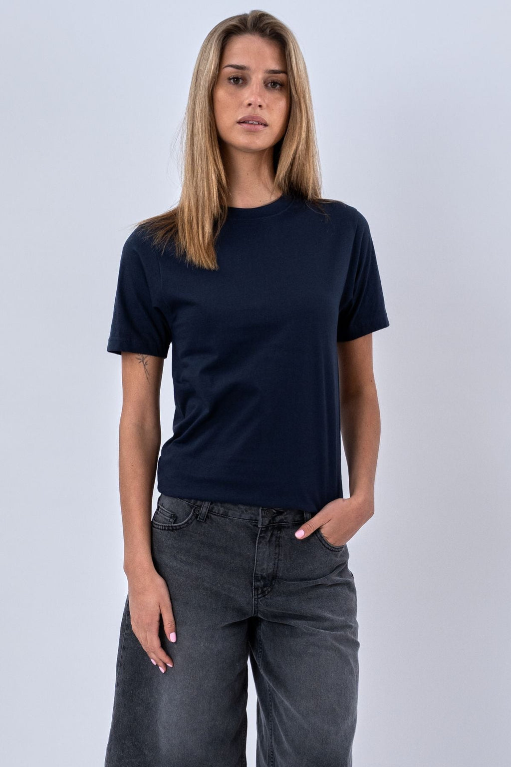 Boyfriend Tee - Navy
