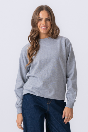 Basic Crewneck - Ash gray (women)