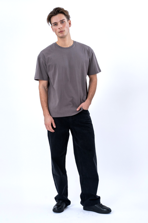 Heavy Boxfit Tee - Dark Grey