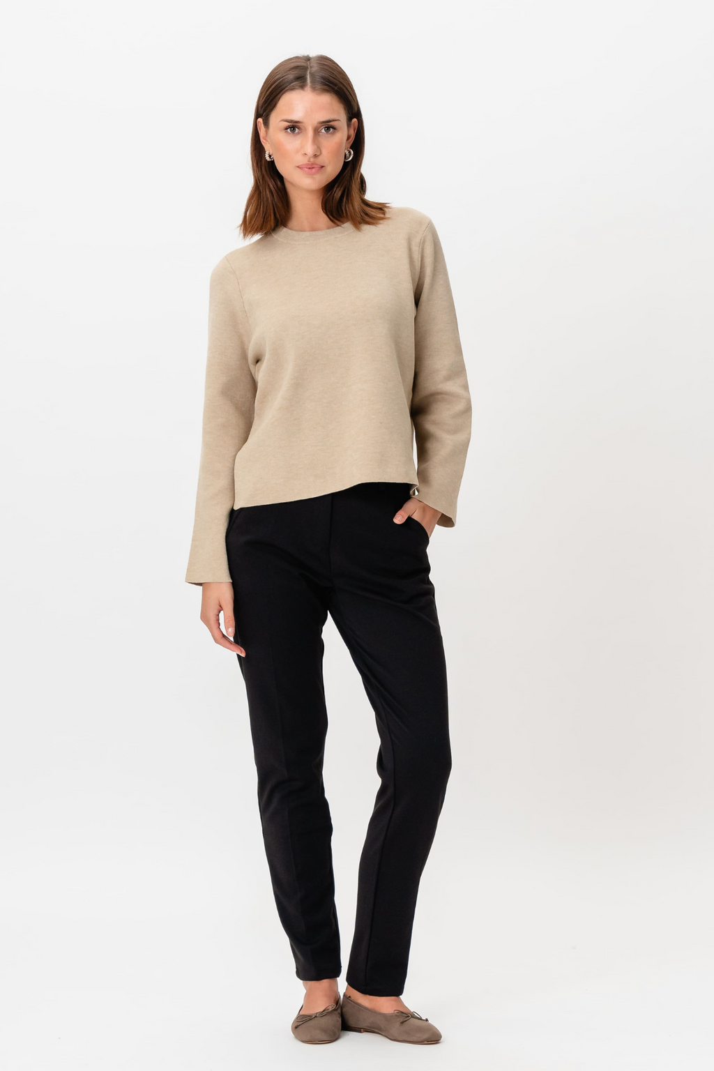 Reynard O-Neck Pullover - Humus