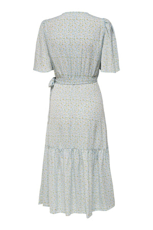 Dina 2/4 omotana haljina - plava