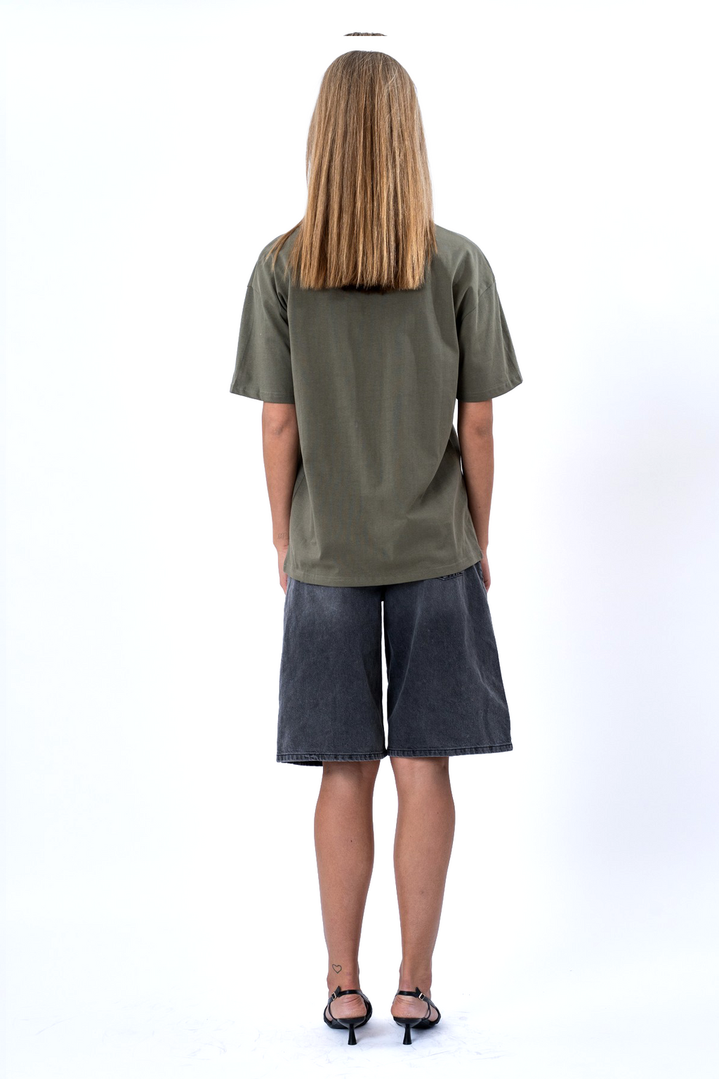 Heavy Boxfit Tee - Olive