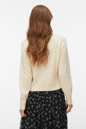 Camille O-Neck Cardigan - Birch