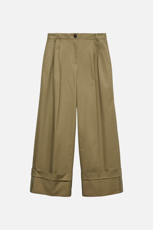 Kora Wide Fold Up Pants - Mermaid