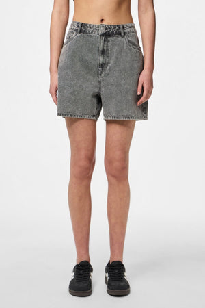 Abbi Shorts - Light Grey Denim