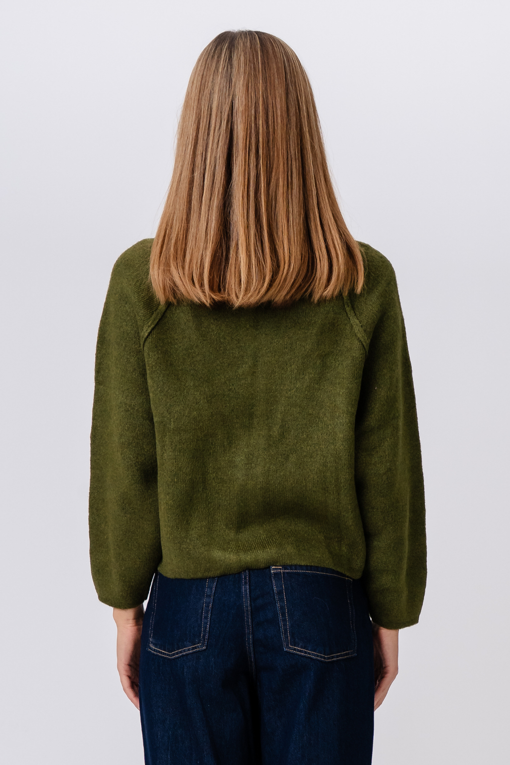 Zipper Selma Knit - Khaki