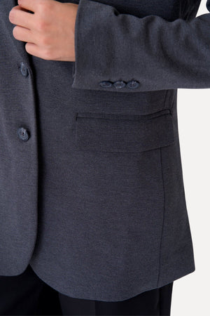Blazer oiriúnach clasaiceach - Dark Grey