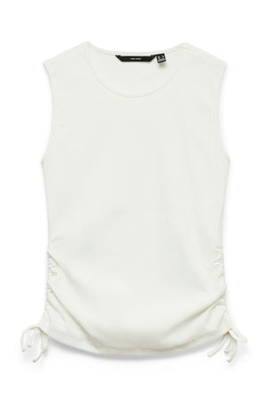 Kennedy O-Neck Top - Snow Snow White