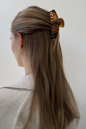 Olivia isječak za kosu - smeđa