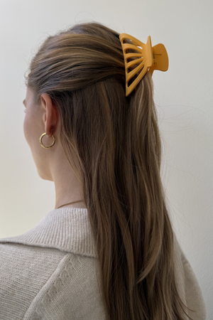 Hollow Claw Clip - Orange