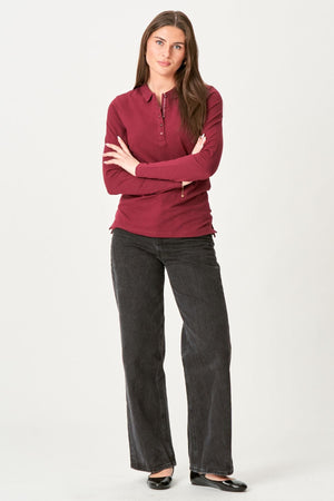 Polo Shirt - Burgundy