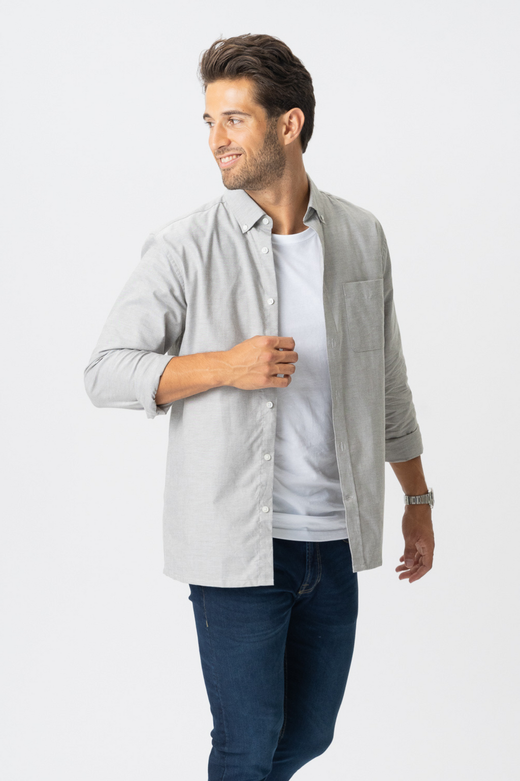 Originalna izvedba Oxford Shirt ™ ️ - Grey Melange