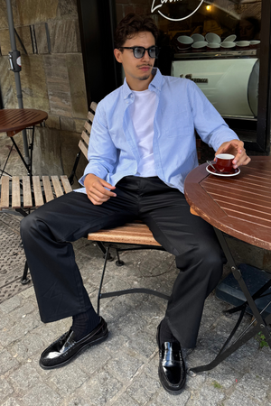 The Original Performance Oxford Shirt - Light Blue/White