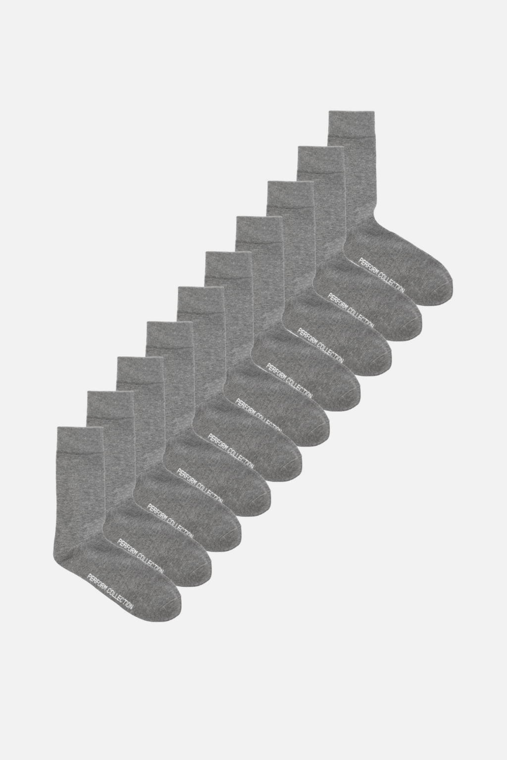 Deriginale performanse strømper 10 -PAK (dame) - Gråmeleret