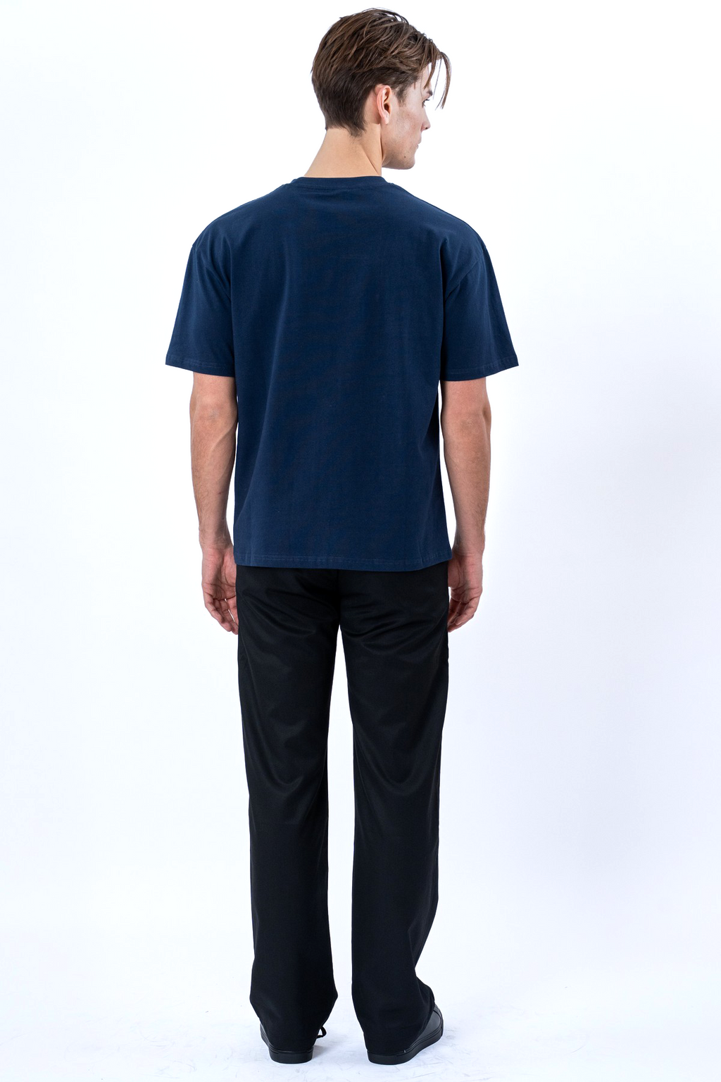 Heavy Boxfit Tee - Navy