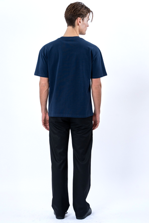 Heavy Boxfit Tee - Navy
