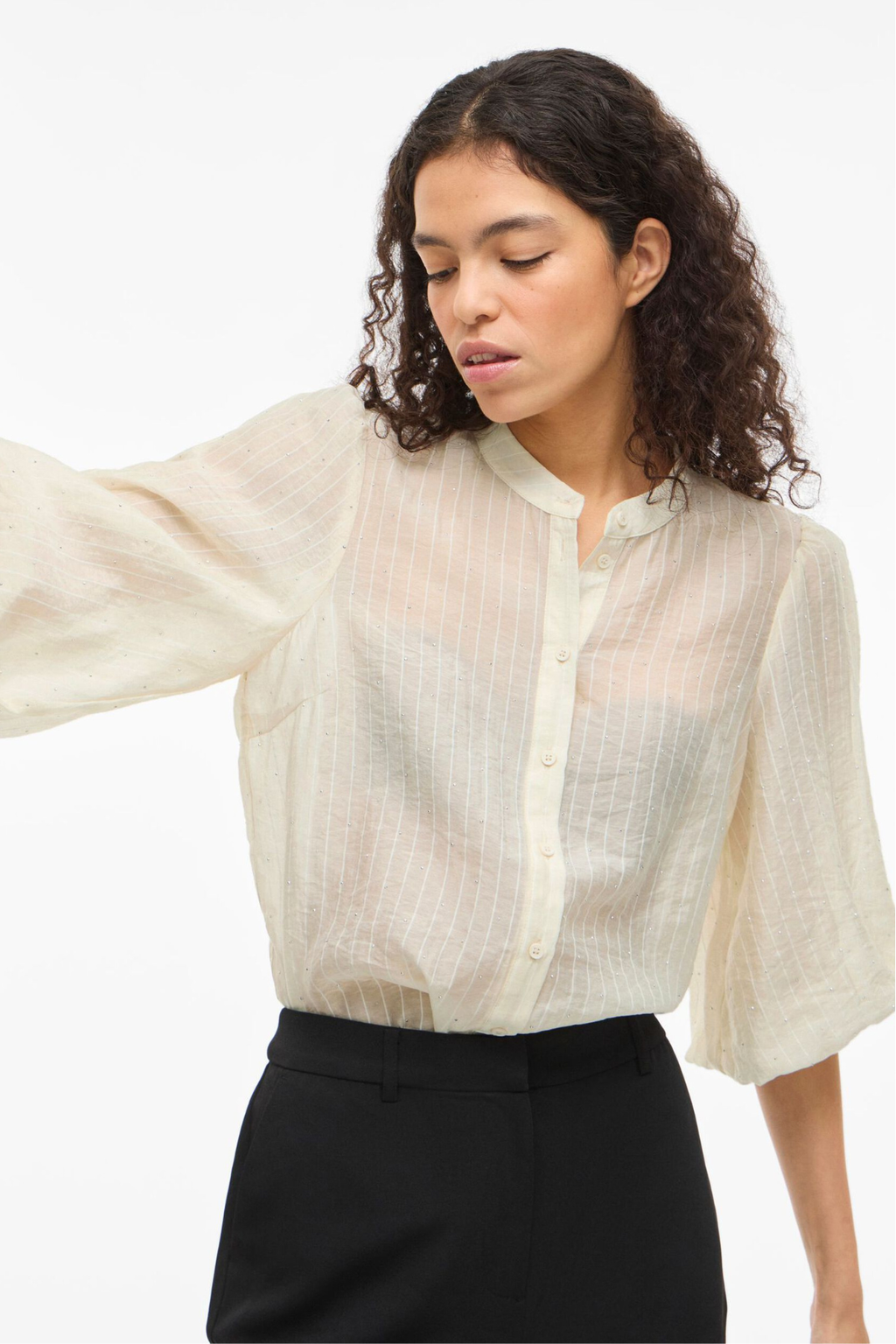 Gornji dio s gumbima od štrasa - breza