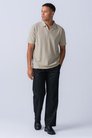 Atlas teksturirana polo - kaki