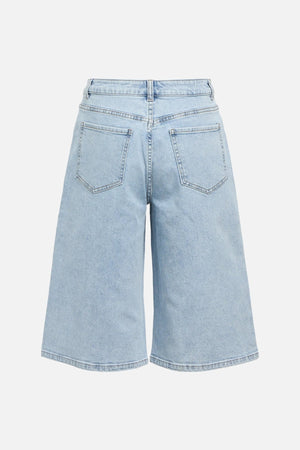 Isra Bermuda Shorts - Medium Blue Denim