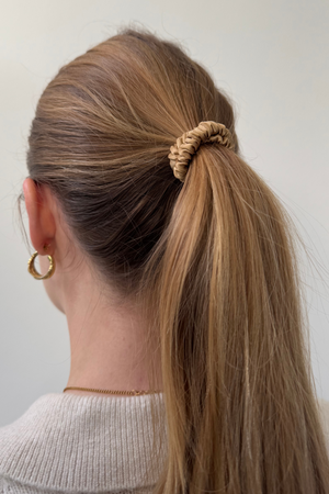 Silk elastic - Brown