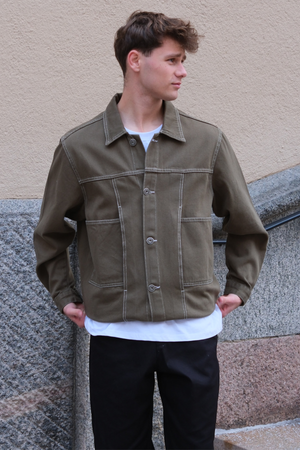 Jacket Denim - Khaki