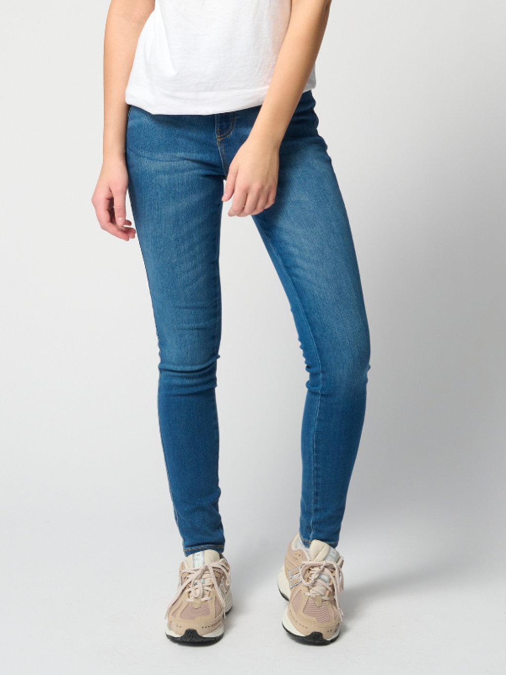 The Original Performance Jeans Skinny - Denim Gorm Meánach