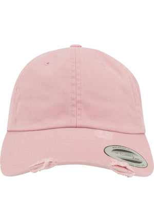 Low Profile Destroyed Cap - Pink