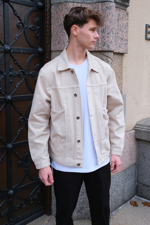 Jacket Denim - Beige