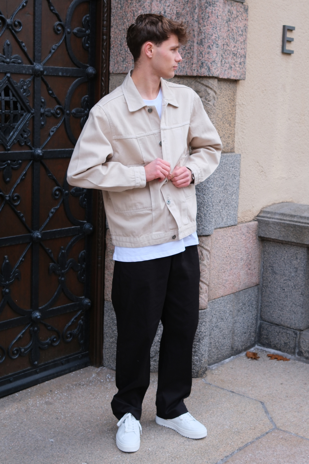 Jacket Denim - Beige