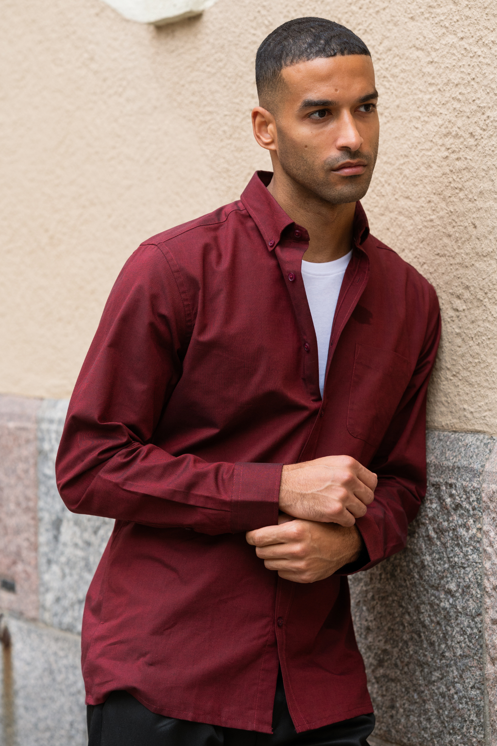 The Original Performance Oxford Shirt™️ - Bordeaux