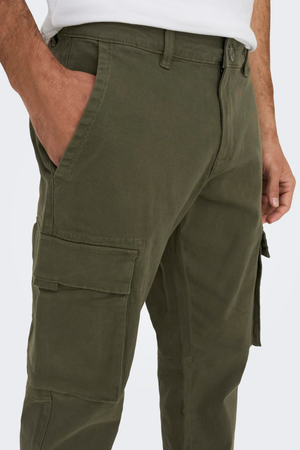 Ďalší náklad Pants - Olive Night