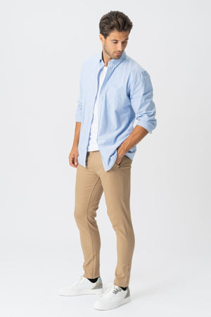 Originalne hlače strukture performansi - tamna bež