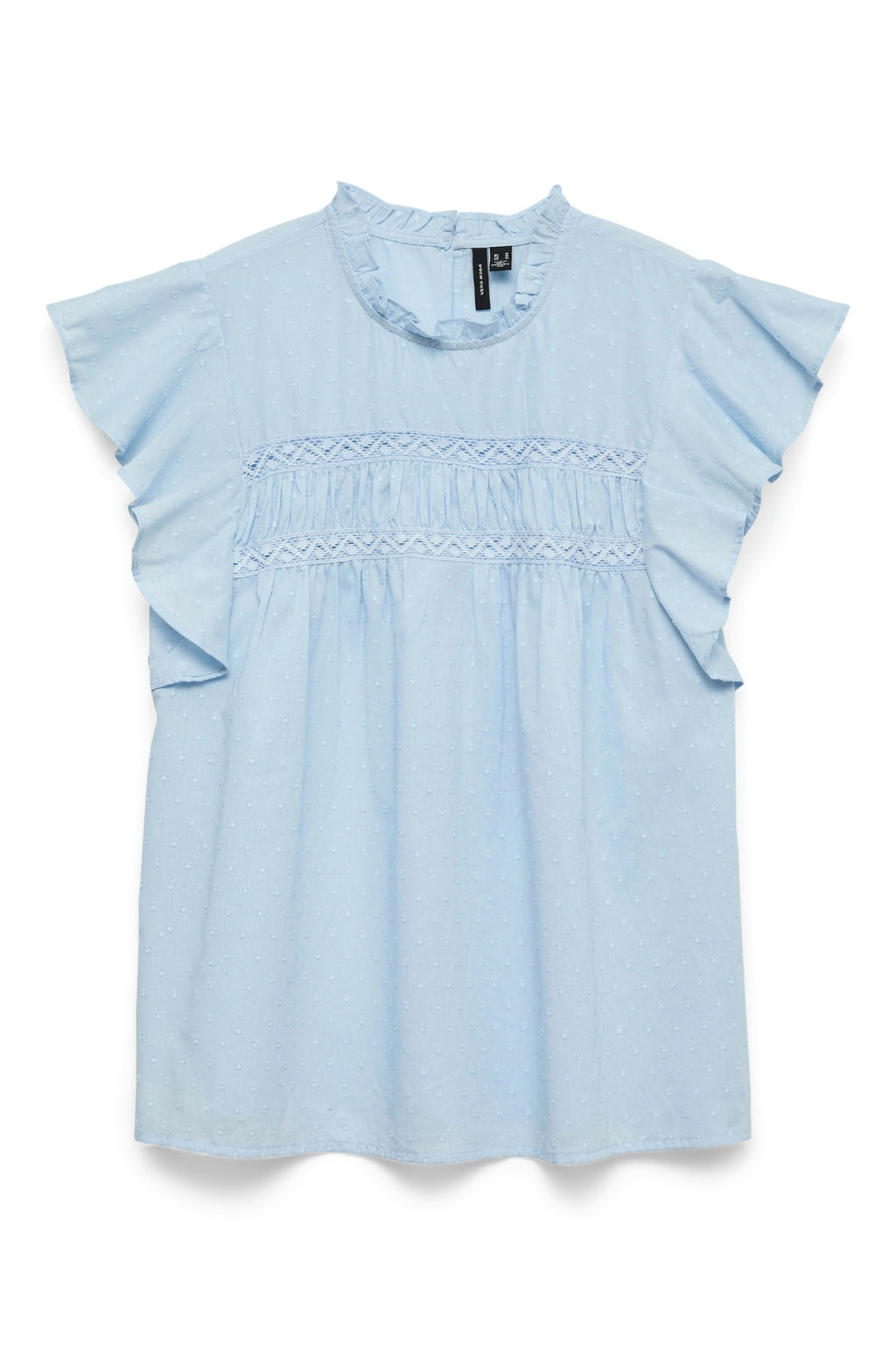 Trine Lace Top - Cashmere Blue