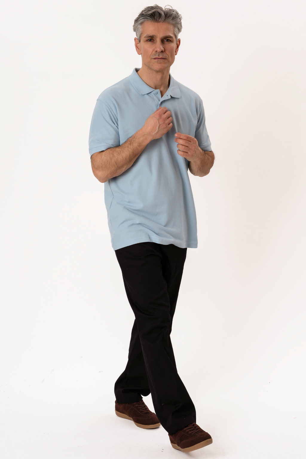 Basic Polo - Light Blue