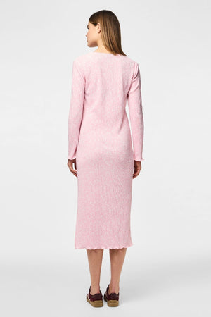 Flora Midi Dress - Roseate Spoonbill Flower