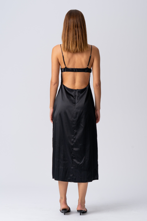 Elina Strap Dress - Black