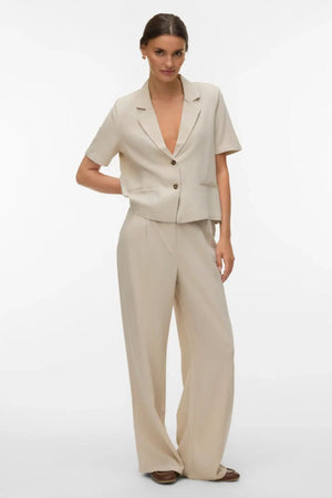 Mymilo Short Blazer - Silver Lining