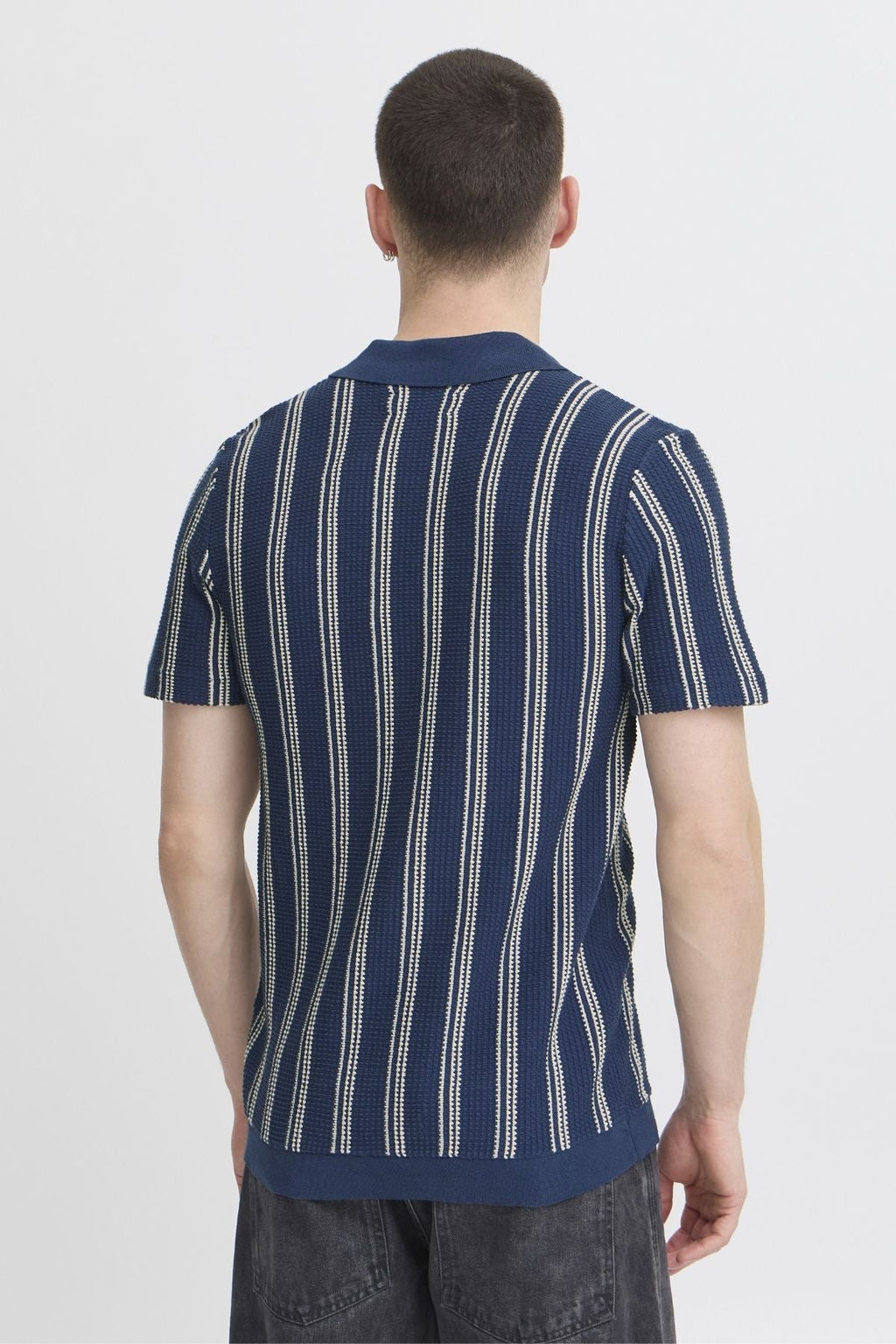 Striped Pullover - Blue