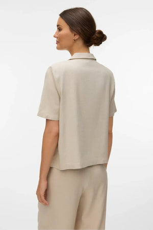 Mymilo Short Blazer - Silver Lining