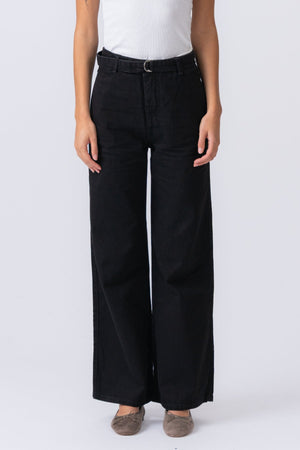 Amalia jeans - liath dorcha