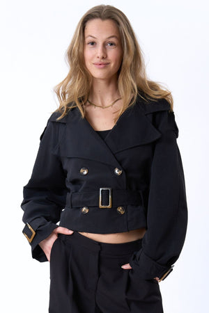 Julieta kratka jakna - crna